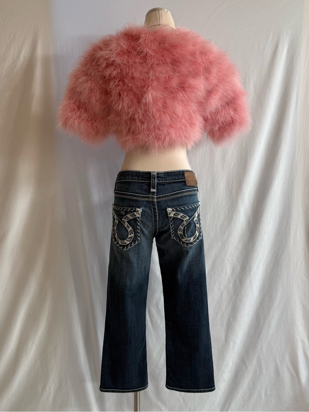 Vintage Y2K Big Star Cropped Jeans - Picture 2 of 6